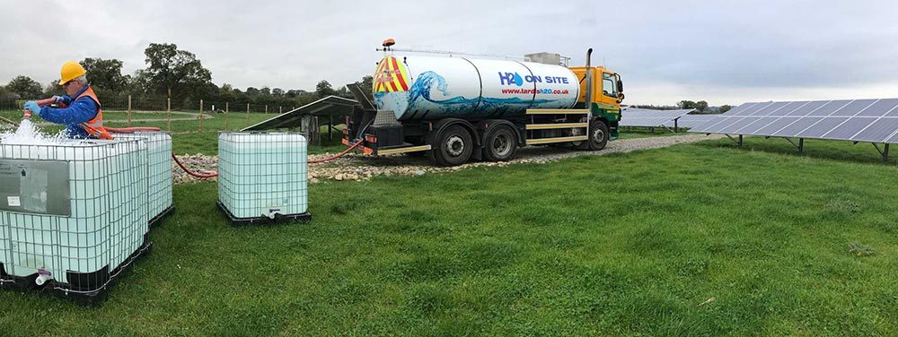 5 Main Water Vessels for site- Bulk Water Delivery to site